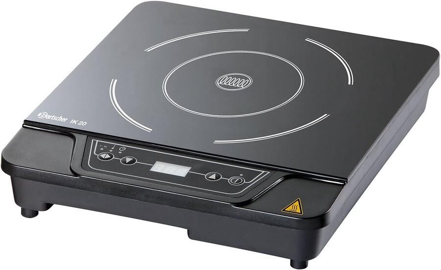 Inductie Kookplaat Elektrisch fornuis Snel Koken Digitale Display 28.5 cm Diep Zwart