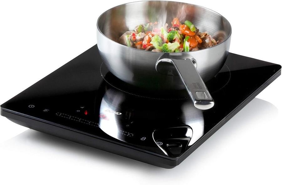 Inductie Kookplaat Elektrisch Fornuis Snel Koken Ruimtebesparend Ontwerp 29 centimeter Zwart