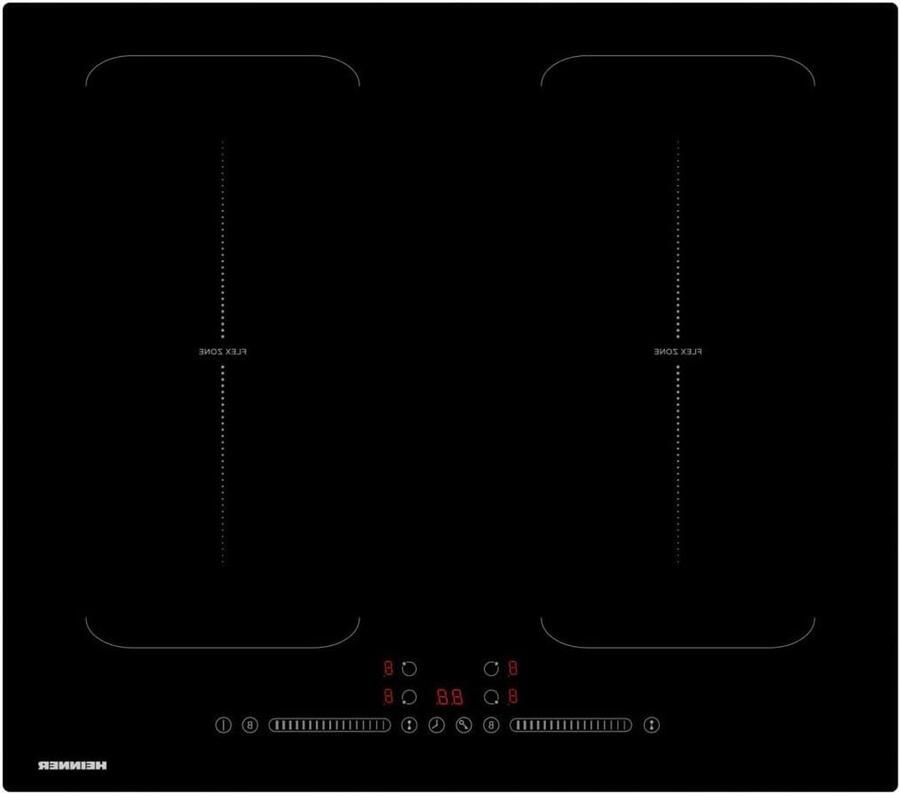 Inductie Kookplaat Elektrisch fornuis Snel koken Slider touch control 60 cm Zwart