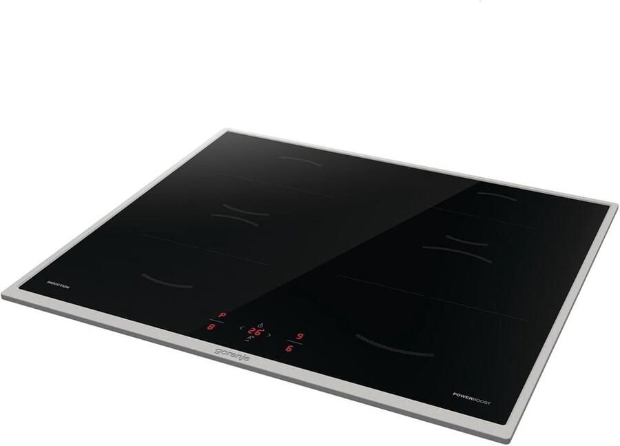 Inductie Kookplaat Elektrisch Kookfornuis Snel Koken Roestvrijstalen Frame 60 cm Breed