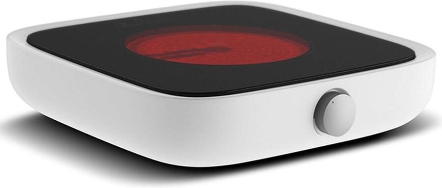 Inductie Kookplaat Elektrische Kachel Thee Zetten Thermostaat Controle 12 cm Diameter Wit