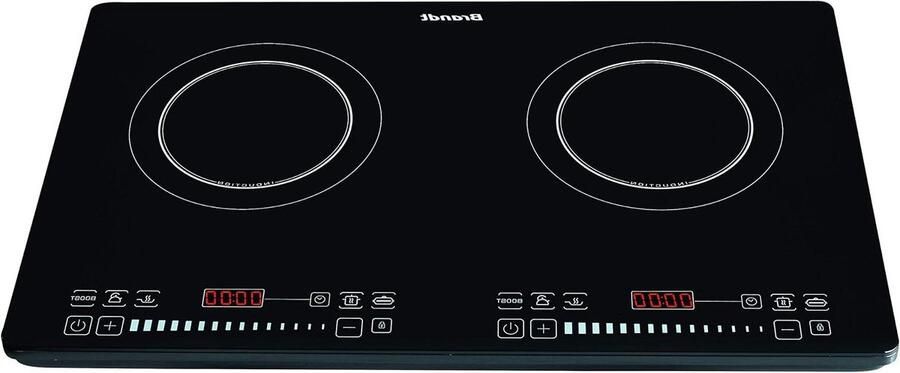 Inductie Kookplaat Elektrische Kookplaat Koken aan huis Twee Kookzones Eén Maat Zwart