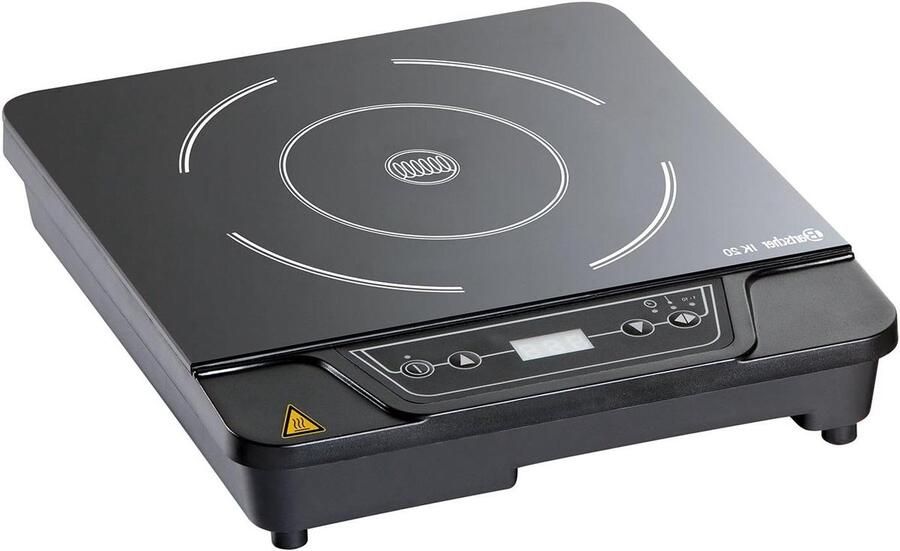 Inductie Kookplaat Elektrisch Fornuis Snel Koken Panherkenning Display 28.5 x 34 cm Zwart