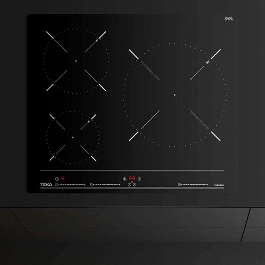 Inductie Kookplaat Elektrische Kookplaat Snel Koken Powerplus Functie 60 cm Zwart