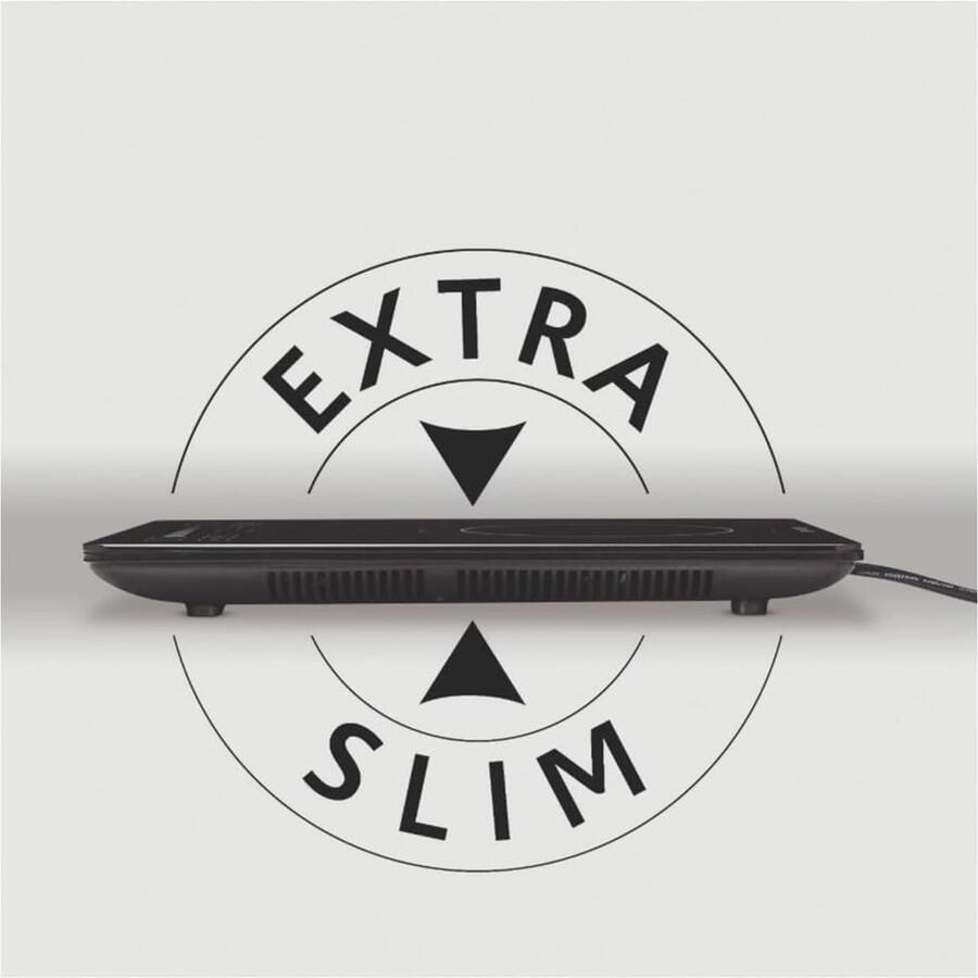 Inductie Kookplaat Elektrische Kookplaat Snel Koken Slim Design 26 cm Zwart