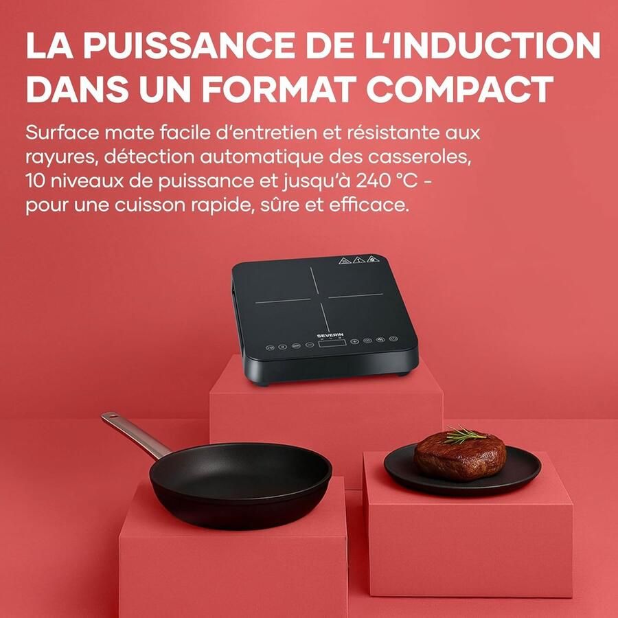 Inductie Kookplaat Keramisch Fornuis Modern Koken Automatische Panherkenning 28x37 cm Zwart