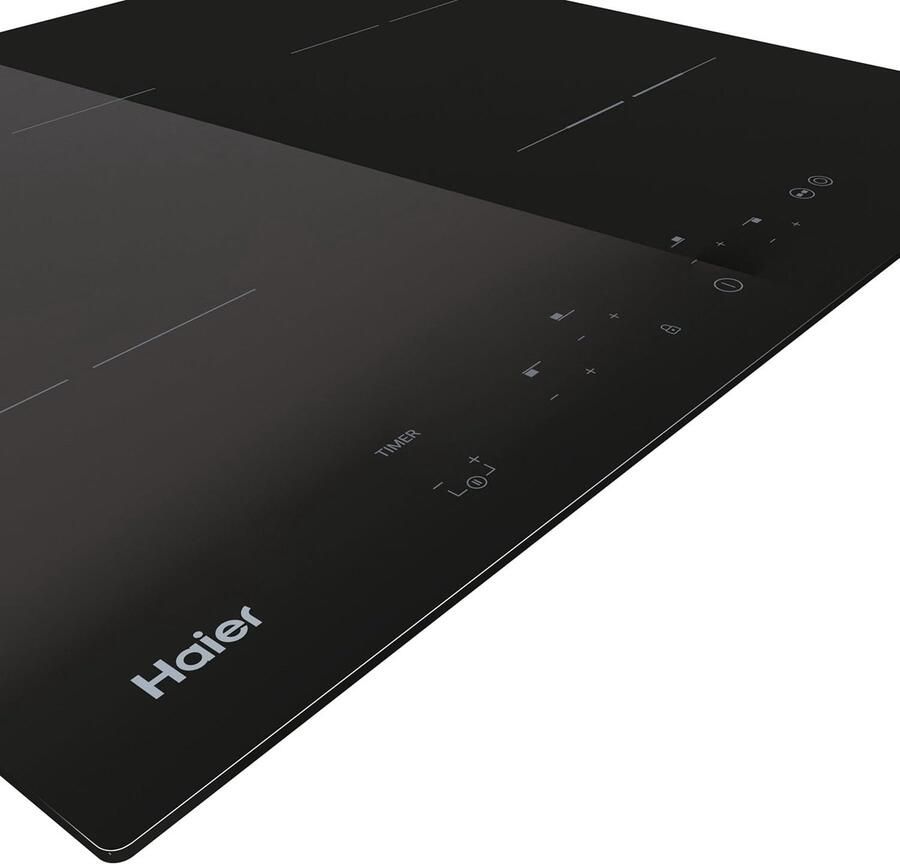 Inductie Kookplaat Keramische Kookplaat Koken en Bakken Touch Control 4 Zones 60 cm Zwart