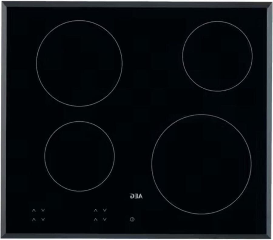 Inductie Kookplaat Keramische Kookplaat Snel Koken Touch Control 60 cm Zwart