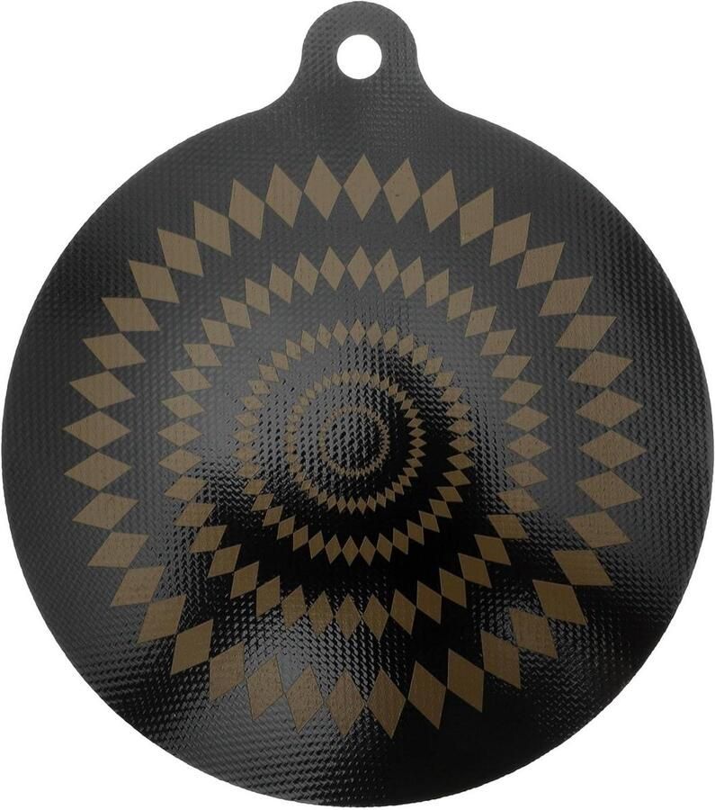 Inductie Kookplaat Mat Beschermmat Antislip Kookplaat Beschermen Hittebestendig Siliconen 24 cm Diameter Zwart Bruin