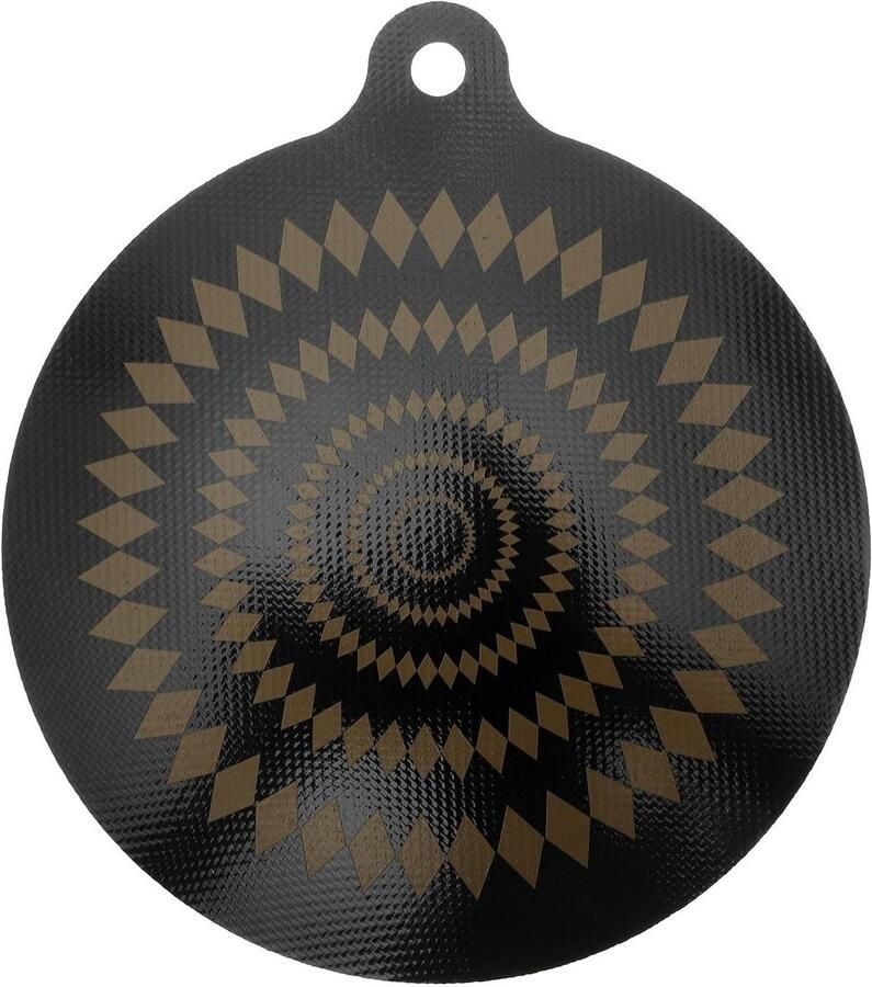 Inductie Kookplaat Mat Beschermmat Kookplaat Beschermen Hittebestendig Antislip 24 cm Diameter Zwart Bruin
