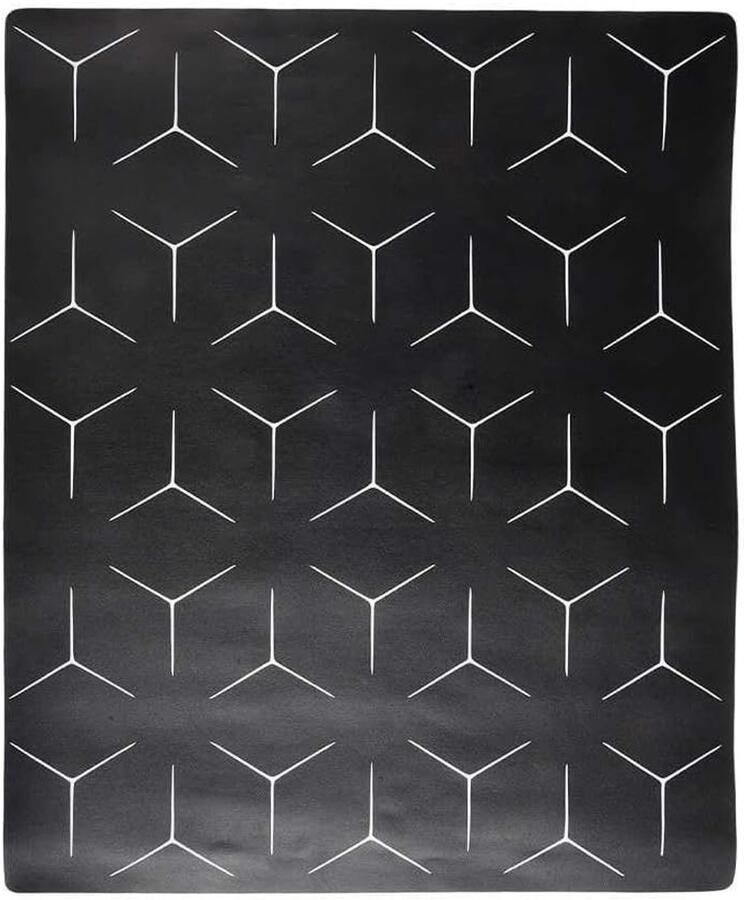 Inductie Kookplaat Mat Beschermmat Kookplaat Beschermen Hittebestendig Antislip 51x63cm Zwart
