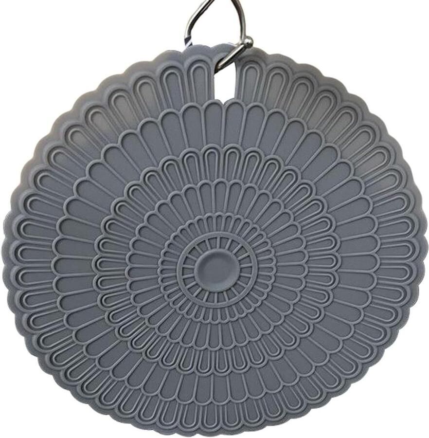 Inductie Kookplaat Mat Beschermmat Kookplaat Koken Beschermen Antislip Patroon 20 cm Grijs