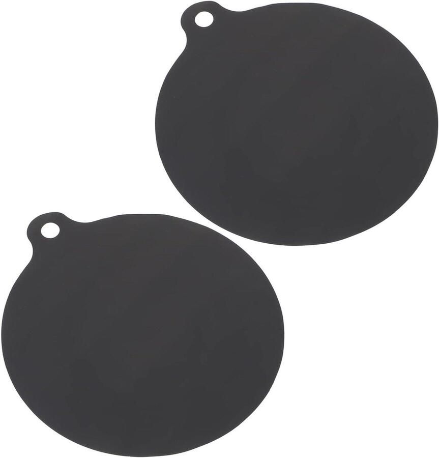 Inductie Kookplaat Mat Beschermmat Kookplaat Koken Beschermen Hittebestendig Antislip 27x24x0.1CM Zwart