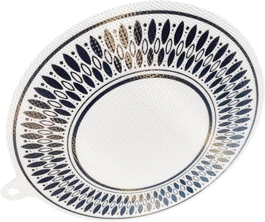 Inductie Kookplaat Mat Beschermmat Kookplaat Koken Beschermen Hittebestendig Siliconen 22 cm Diameter Zwart