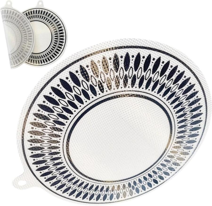 Inductie Kookplaat Mat Beschermmat Kookplaat Koken Beschermen Hittebestendig Siliconen 22 cm Diameter Zwart