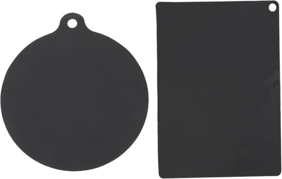 Inductie Kookplaat Mat Beschermmat Kookplaat Koken Beschermen Hittebestendig Siliconen 25x22x0.1CM Zwart