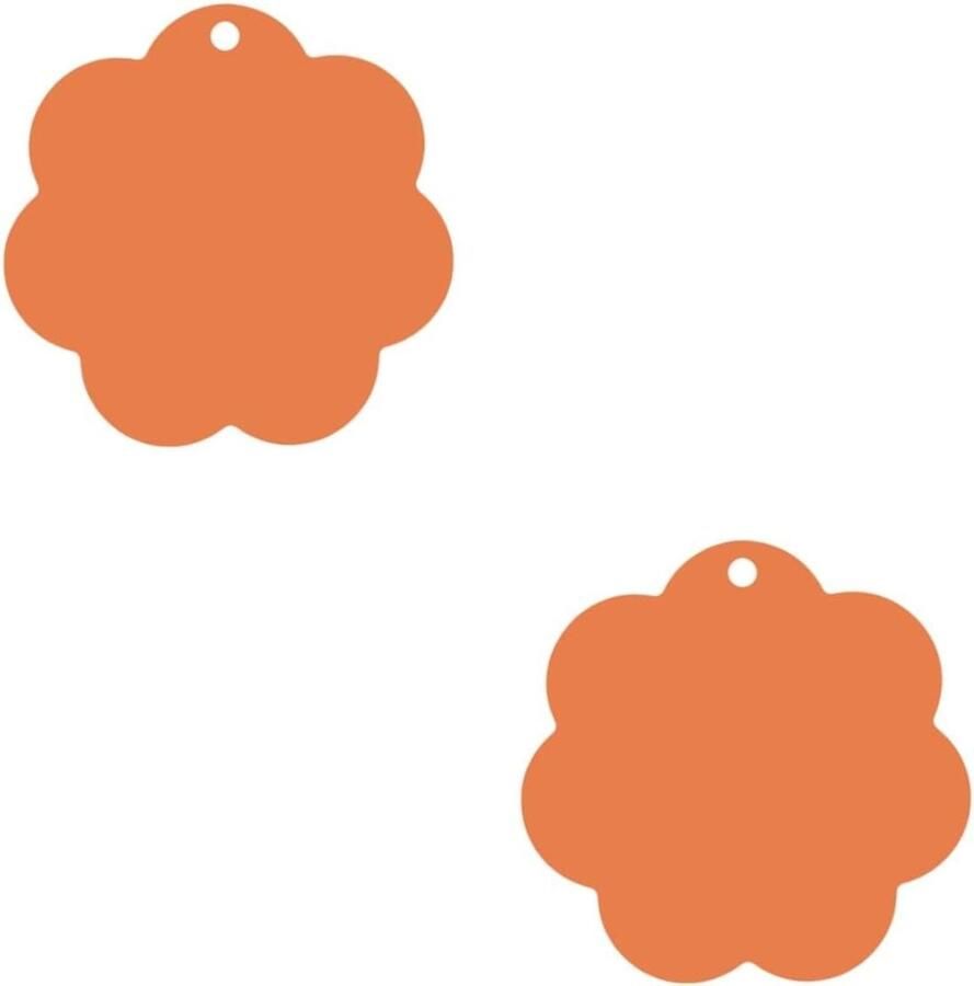 Inductie Kookplaat Mat Beschermmat Kookplaat Koken en Bakken Hittebestendig Glasvezel 25x25 cm Oranje