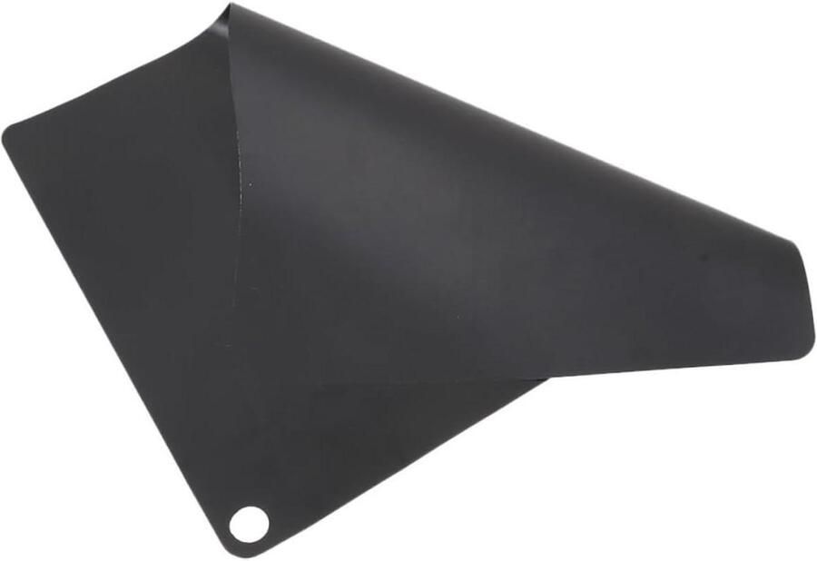 Inductie Kookplaat Mat Beschermmat Siliconen Krasvrij Koken Hittebestendig Antislip 35 x 25 cm Zwart