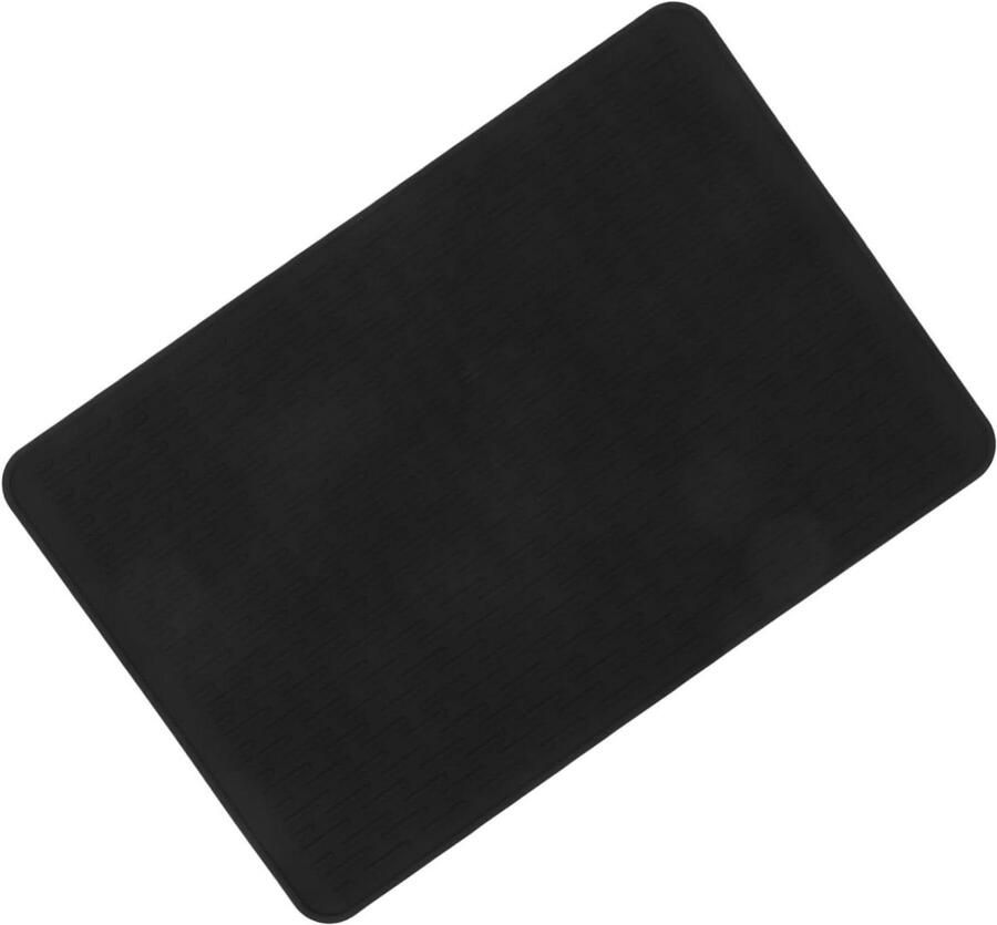 Inductie Kookplaat Mat Hittebestendige Pad Keuken Beschermen Antislip en Flexibel 60x40 cm Zwart