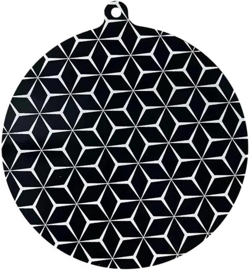 Inductie Kookplaat Mat Kookplaat Beschermer Krasvrije Keuken Hittebestendig Siliconen 268 cm x 245 cm Zwart