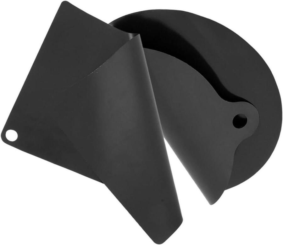 Inductie Kookplaat Mat Siliconen Pad Aanrecht Beschermen Hittebestendig Antislip 25x22cm Zwart
