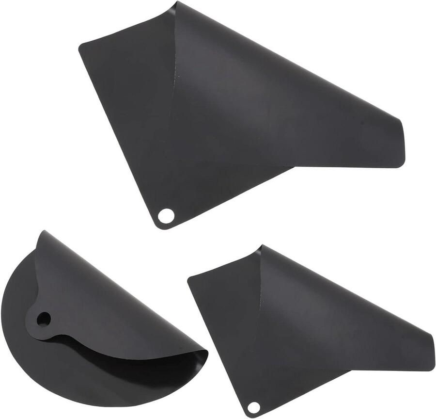 Inductie Kookplaat Matten Siliconen Onderzetters Keuken Bescherming Kookplaat Antislip Antiaanbaklaag 25x22x0.1CM Zwart