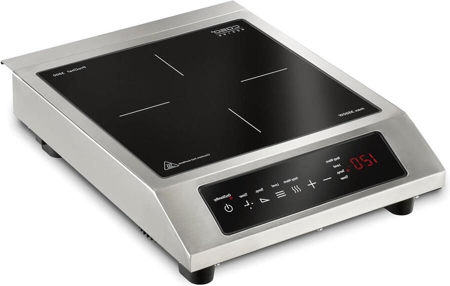 Inductie Kookplaat Mobiele Kookplaat Draagbare Kookplaat Snel Koken Energiebesparend en Snel tot 26 cm diameter Zwart