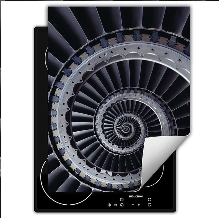 Inductie Kookplaat Protector Aanrechtblad Mat Keuken Beschermen Antislip Vinyl 40x52 cm Abstract