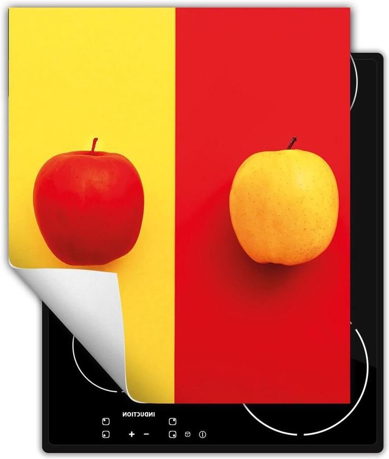 Inductie Kookplaat Protector Aanrechtblad Mat Keuken Decoratie Anti-slip Vinyl 45x52 cm Appels
