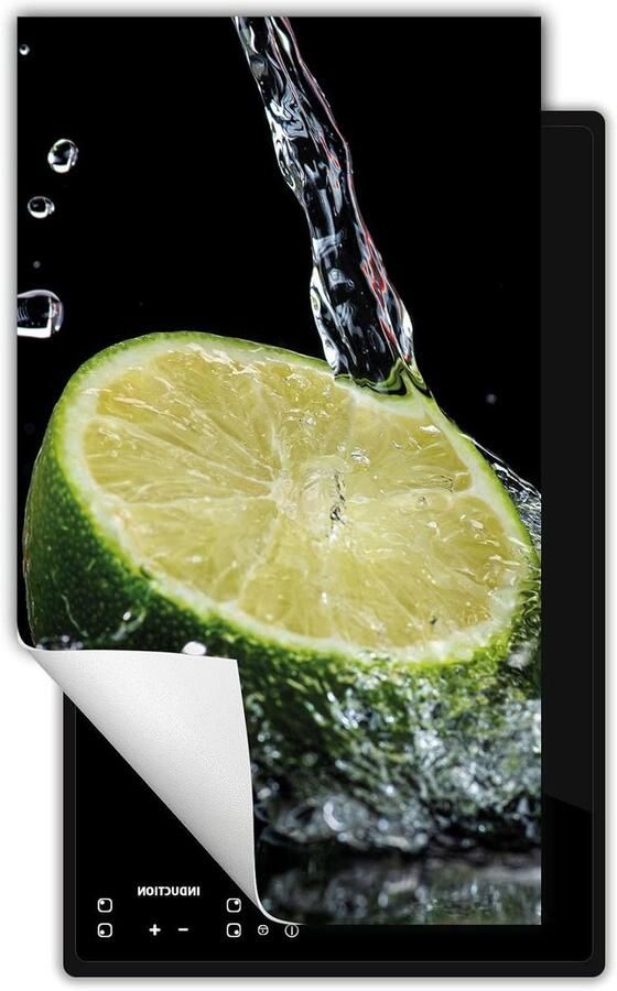 Inductie kookplaat protector Kookplaat beschermer Extra werkruimte creëren Kras- en vlekbestendig 30x52 cm Zwart