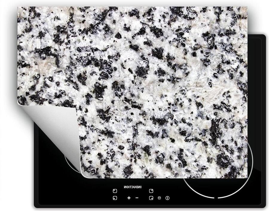 Inductie Kookplaat Protector Kookplaat Beschermer Extra Werkruimte Creëren Krasbestendig Vinyl 80x52 cm Graniet