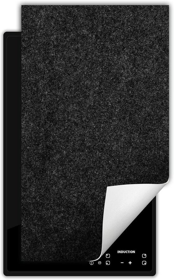 Inductie kookplaat protector Kookplaat deksel Extra werkruimte Krasvrije bescherming 30x52cm Graniet