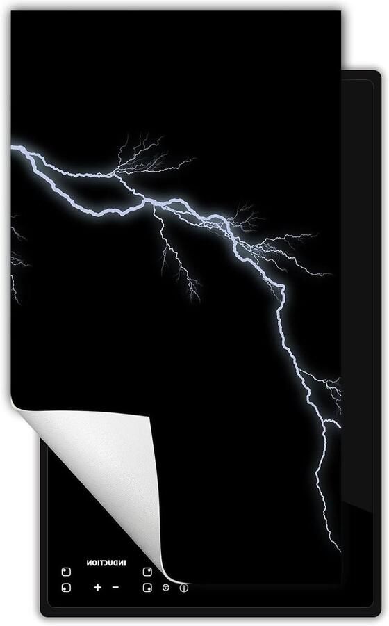Inductie kookplaat protector Kookplaat deksel Werkblad creëren Krasvrije bescherming 30x52cm Zwart