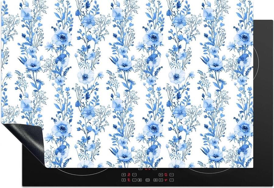 Inductie Kookplaat Protector Kookplaat Mat Keuken Beschermen Extra Werkruimte 76x51 cm Blauw