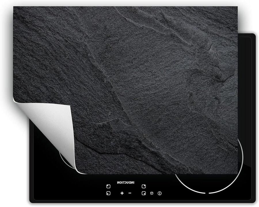 Inductie Kookplaat Protector Kookplaat Mat Keuken Werkruimte Kras- en Vuilafstotend 80x52cm Leisteen