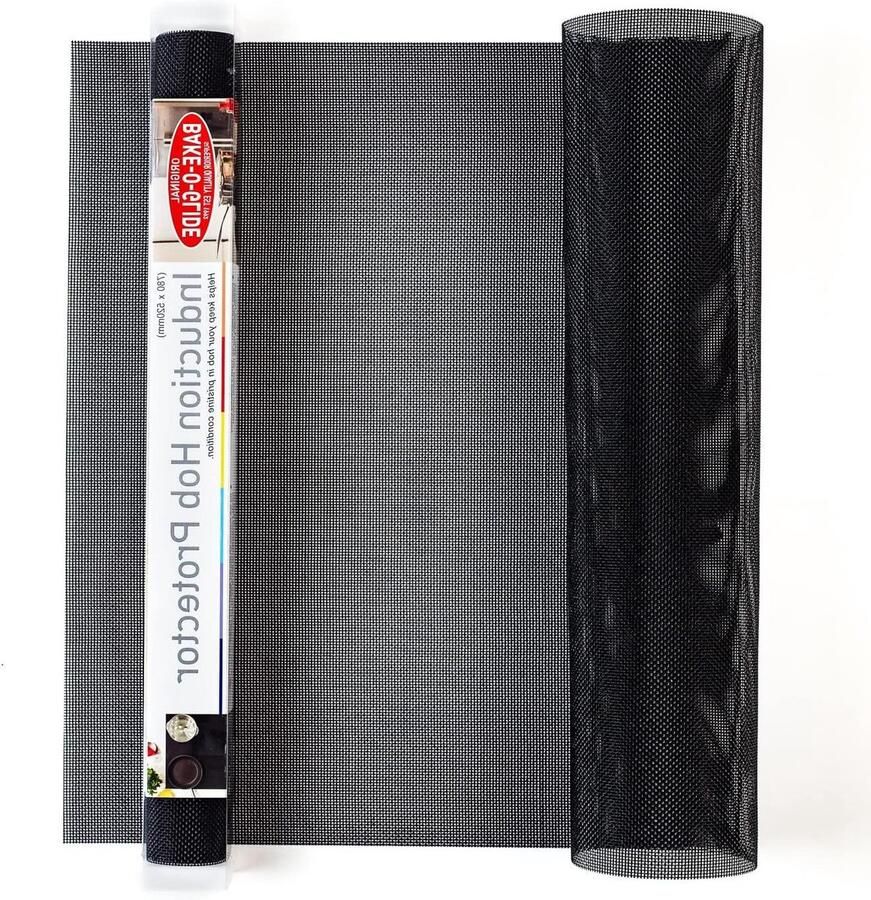 Inductie Kookplaat Protector Kookplaatbeschermer Kookplaatmat Koken Beschermen Voorkomt Krassen Vlekken 78x52 cm Zwart
