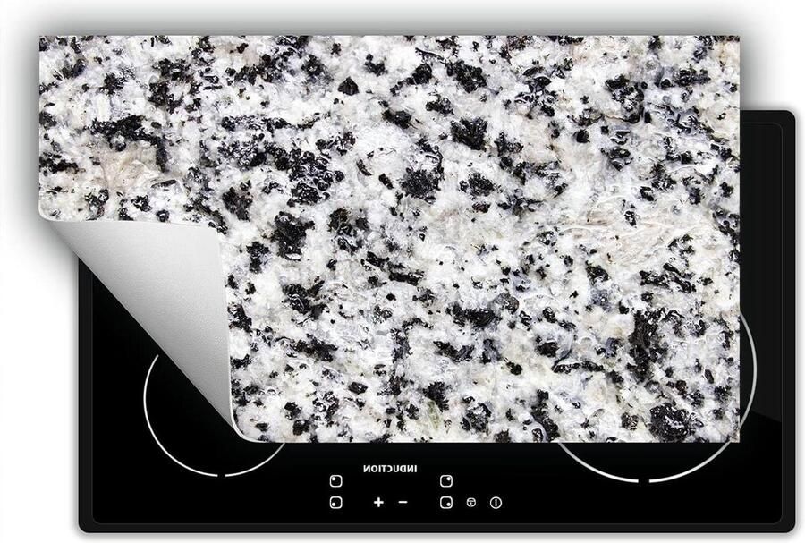 Inductie Kookplaat Protector Kookplaatmat Kookplaatbeschermer Extra Werkruimte Creëren Krasbestendig Non-slip 90x52 cm Graniet