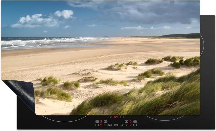 Inductie Kookplaat Protector Mat Beschermer Keuken Beschermen Krasvrij Werkoppervlak 90x52 cm Zand Duin Zee