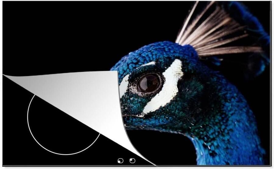 Inductie Kookplaat Protector Mat Beschermer Keuken Beschermen Unieke Foto Print 80x52 cm Blauw