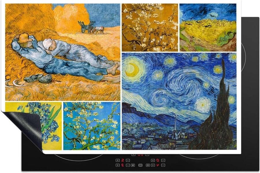 Inductie Kookplaat Protector Mat Kookplaat Keuken Beschermen Krasvrij Werkblad 80x52 cm Multicolor