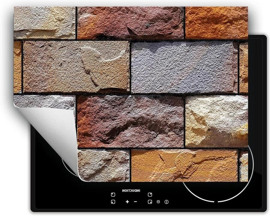 Inductie Kookplaat Protector Mat Kookplaat Koken en Keuken Krasbestendig 70x52 cm Steen