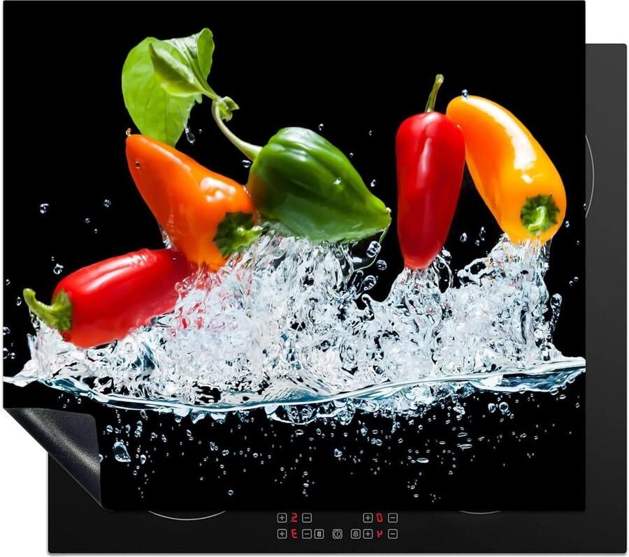 Inductie kookplaat protector Mat voor inductie Keuken beschermen Krasvrij en extra werkruimte 57.7x51.5cm Multicolour