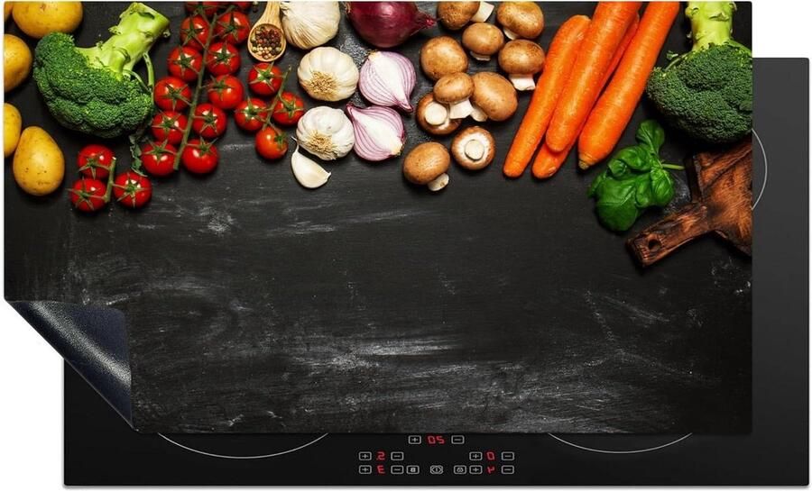 Inductie Kookplaat Protector Mat voor Kookplaat Keuken Beschermen Kraswerend en Vuilafstotend 91x52 cm Multicolor