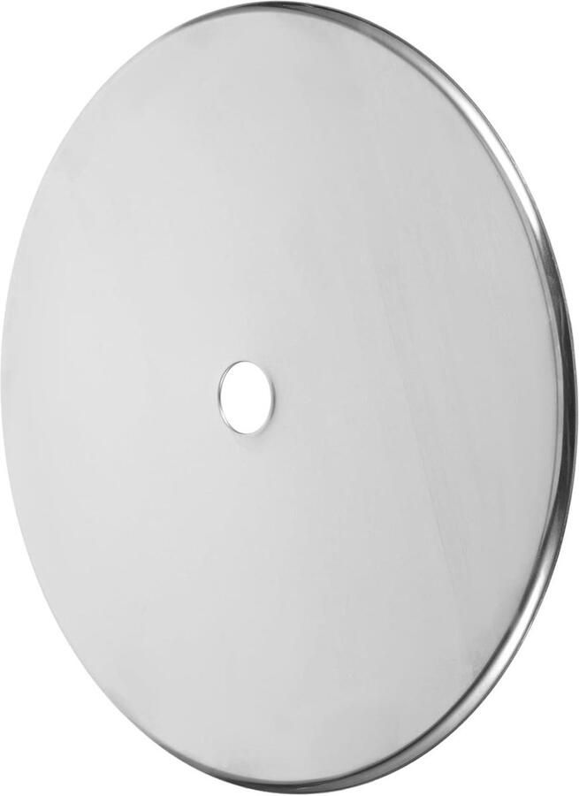 Inductie Kookplaat Ring Warmteverspreider Adapter Koken met Potten Anti-Overloop Ontwerp 28.5 cm Zilver