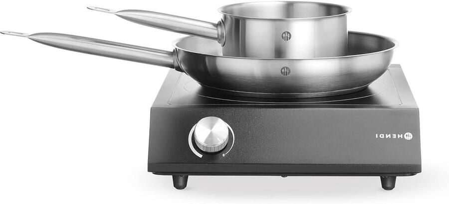Inductie Kookset Kookplaat Pannenset Snel Koken 31 Vermogensniveaus 39.5x32x9.5cm Zwart
