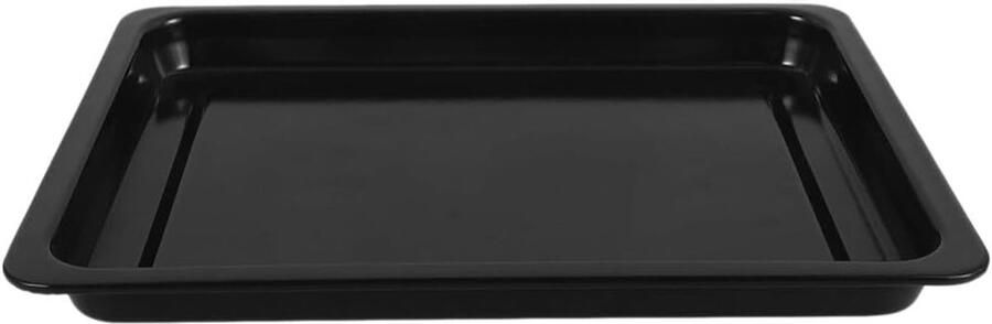 Inductie Ovenpan Braadslede Bakplaat Grote Bijeenkomsten Hoge Temperatuur Bestendig 34x26x2.5cm Zwart