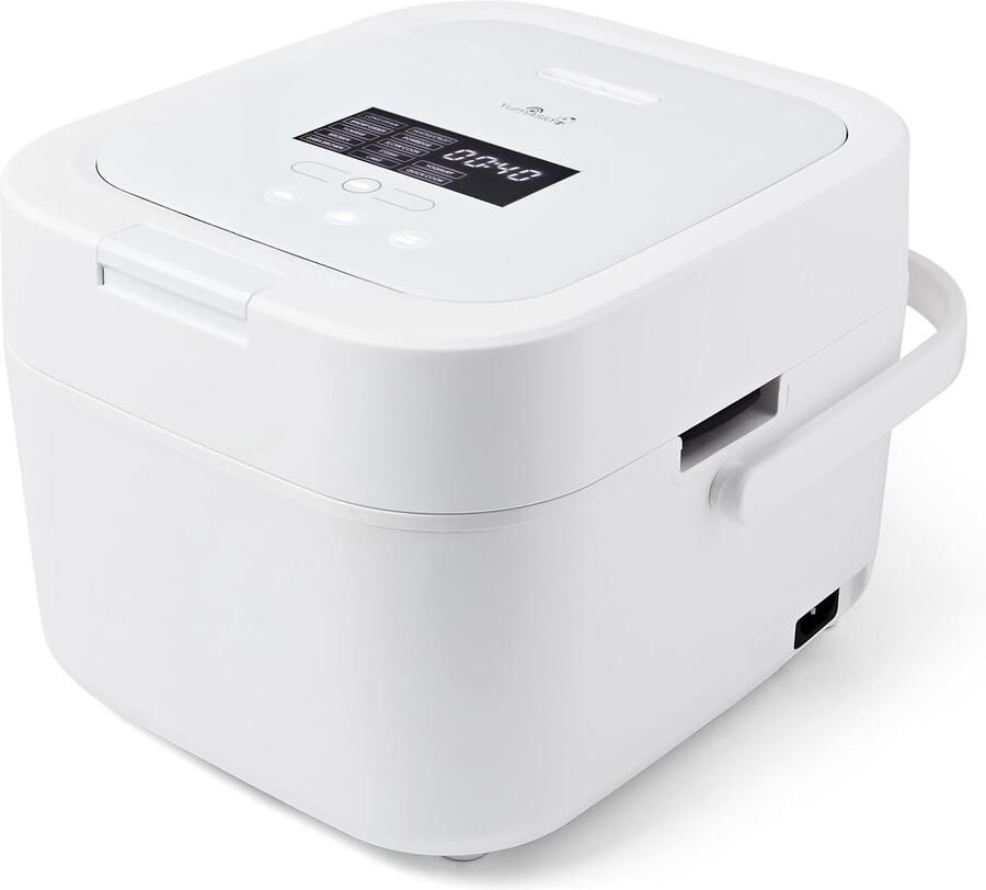 Inductie Rijstkoker met Keramische Kom 3 Kopjes en 7 Kookfuncties