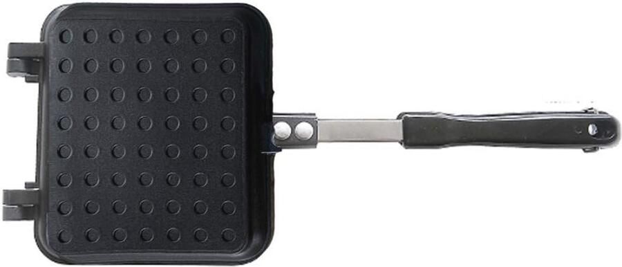 Inductie Sandwich Broodrooster met Antiaanbaklaag en Stevige Handgreep Ideaal voor Tosti's