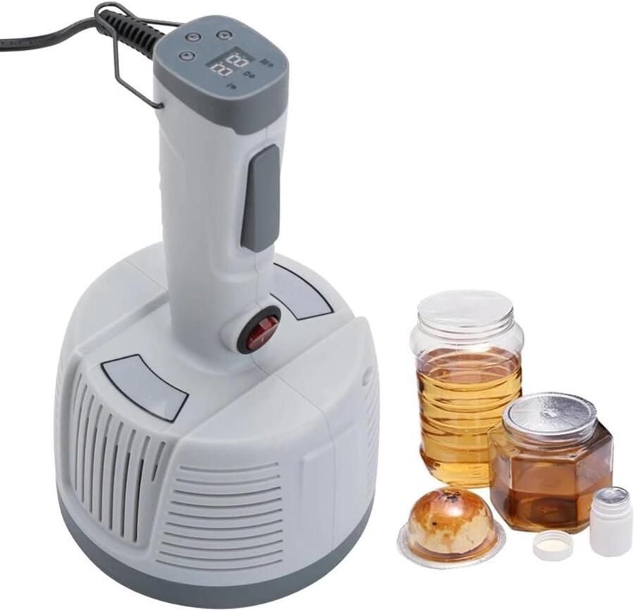 Inductie Sealer Flessen Verzegelaar Flessen Afdichten Handheld Ontwerp 60-150mm Grijs