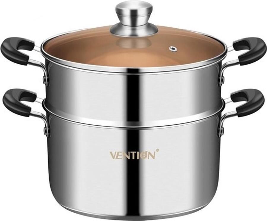 Inductie Stoompan 20 cm Roestvrijstalen Couscous-Pan 2 7 l